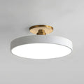 LED-taklampa för semi-infälld montering - Rund trumdesign