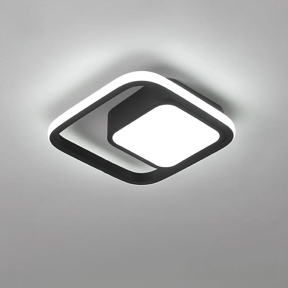 LED-taklampa för utanpåliggande montering - Design med överlappande ringar