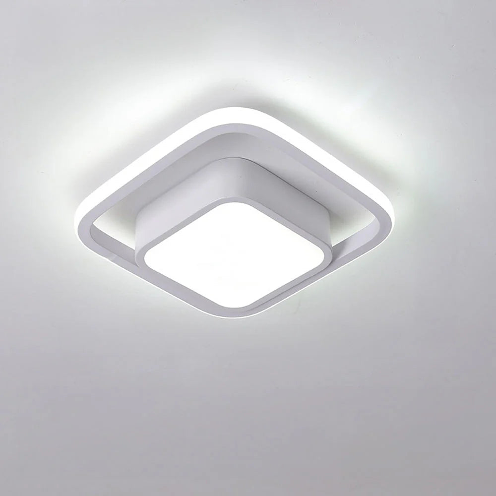 LED-taklampa för utanpåliggande montering - Design med överlappande ringar