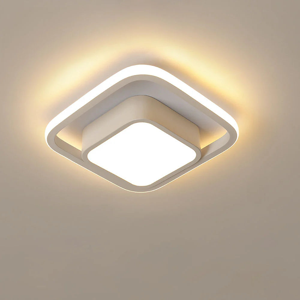 LED-taklampa för utanpåliggande montering - Design med överlappande ringar