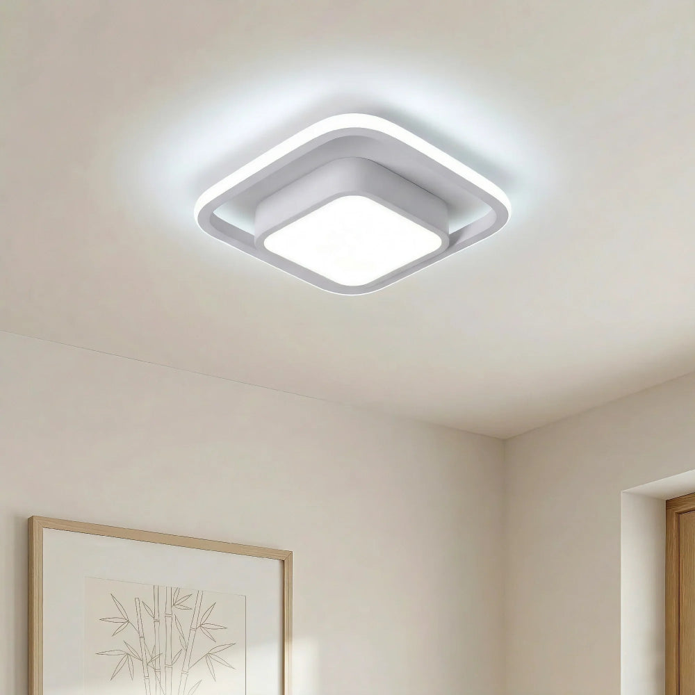 LED-taklampa för utanpåliggande montering - Design med överlappande ringar