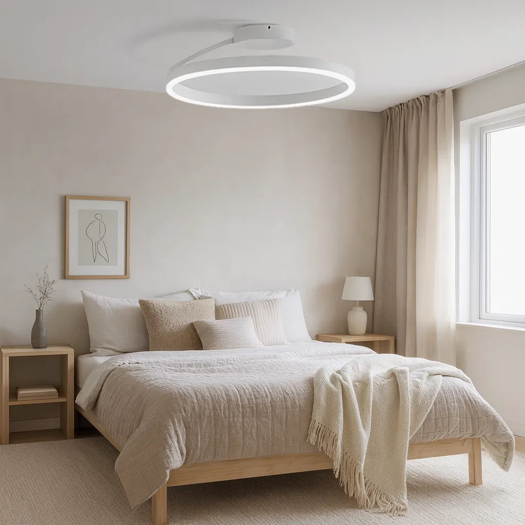 LED taklampa – Ringformad semi-plafond