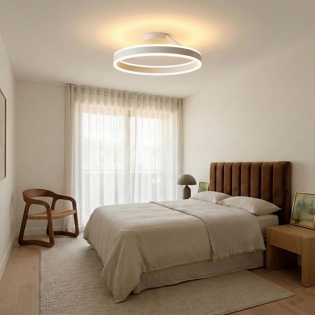 LED taklampa – Ringformad semi-plafond