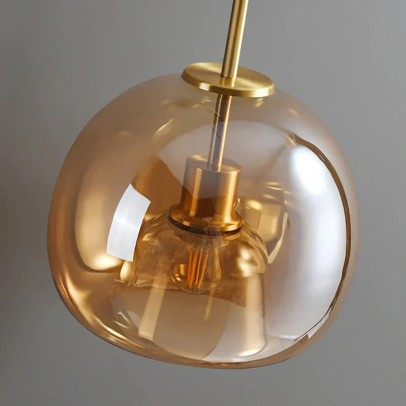 LED taklampa – Semi plafond med glaskupa