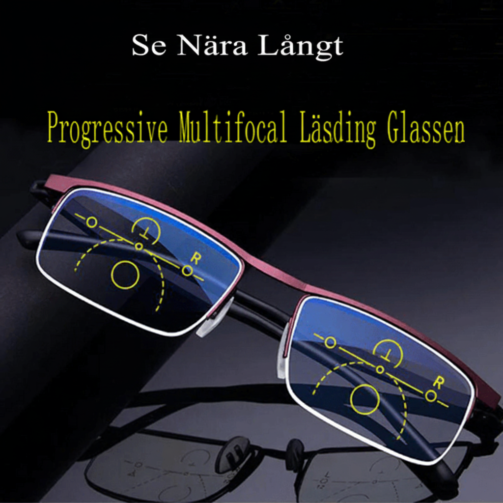 Läsglasögon med halvram