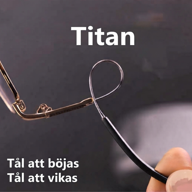 Läsglasögon med halvram