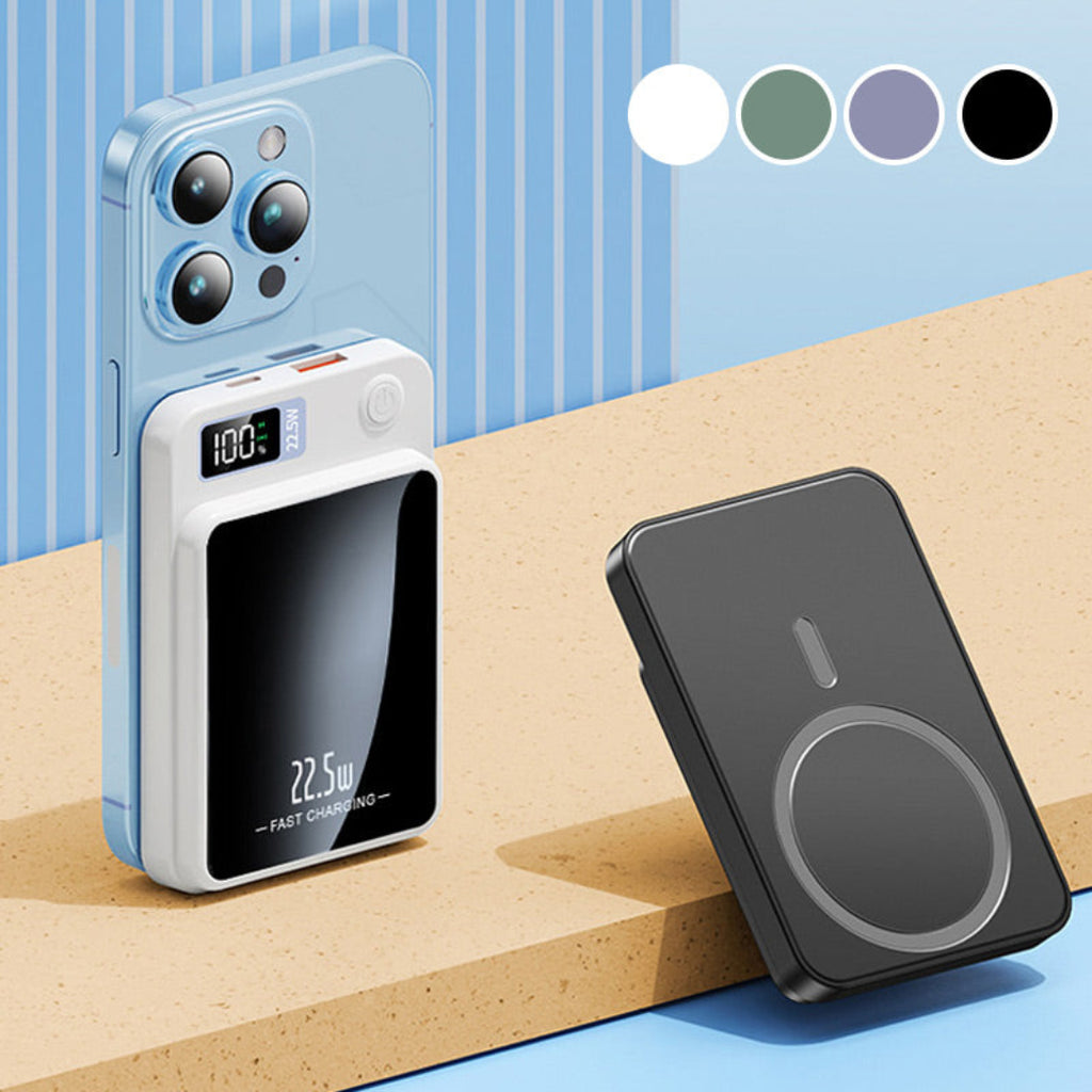 Magnetisk trådlös powerbank – Digital display