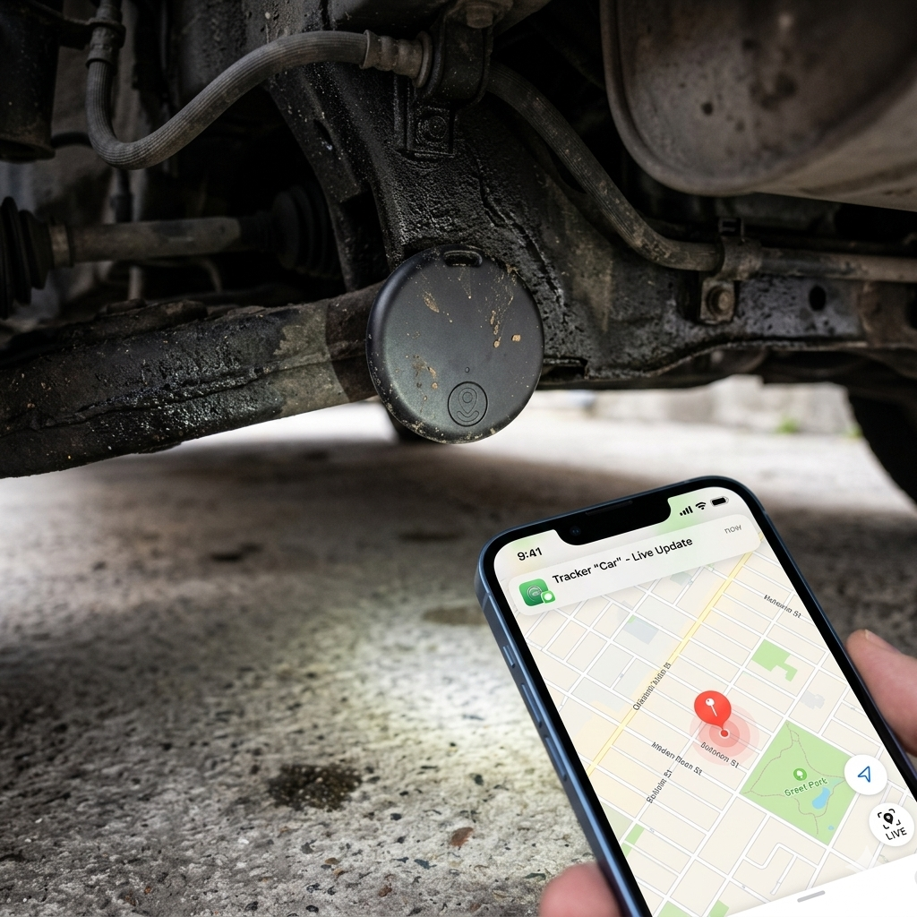 Mini GPS-spårare – Med app för nycklar, bagage, plånböcker och fordon