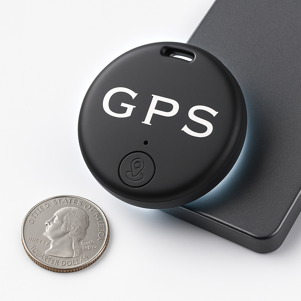 Mini GPS-spårare – Med app för nycklar, bagage, plånböcker och fordon