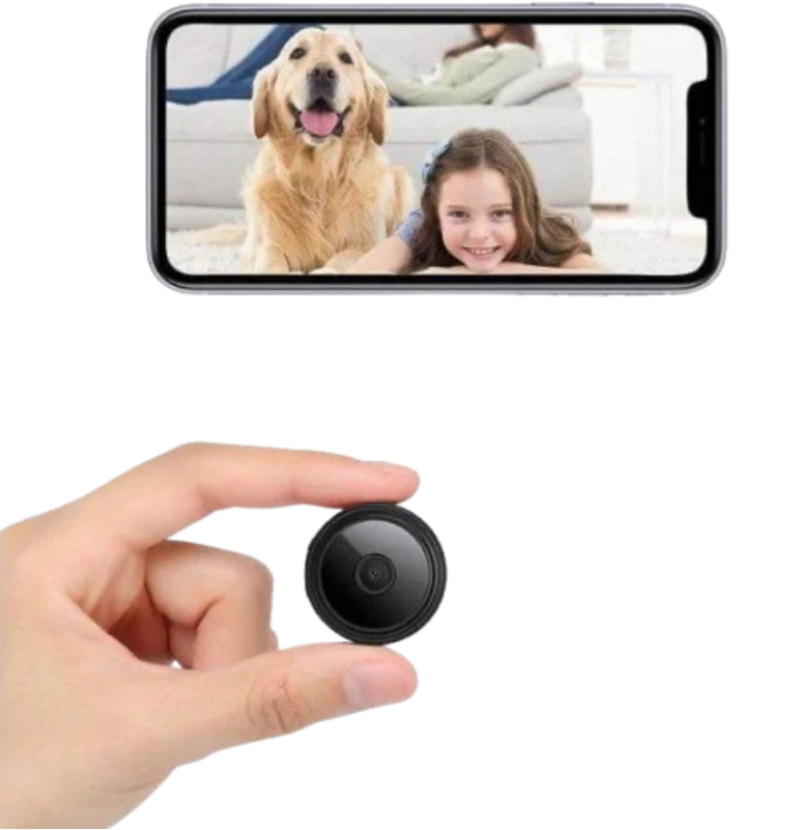 Mini WiFi-övervakningskamera för hemmet