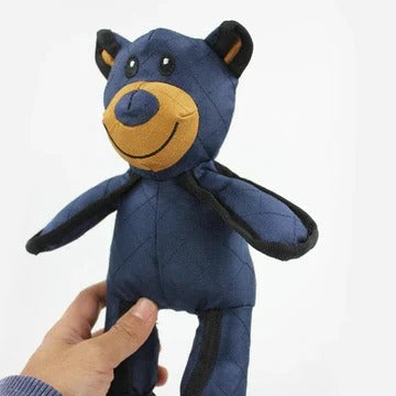Mjuk nallebjörn - Gosedjur med broderade detaljer