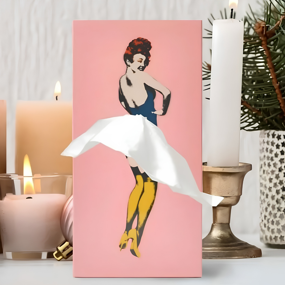 Näsduksboxöverdrag – Dansande figur