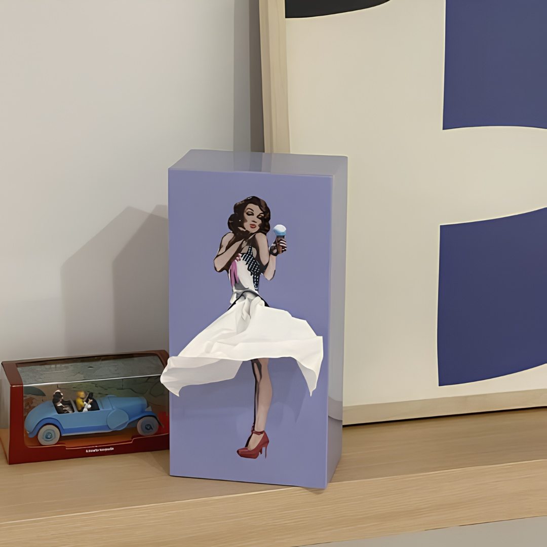 Näsduksboxöverdrag – Dansande figur