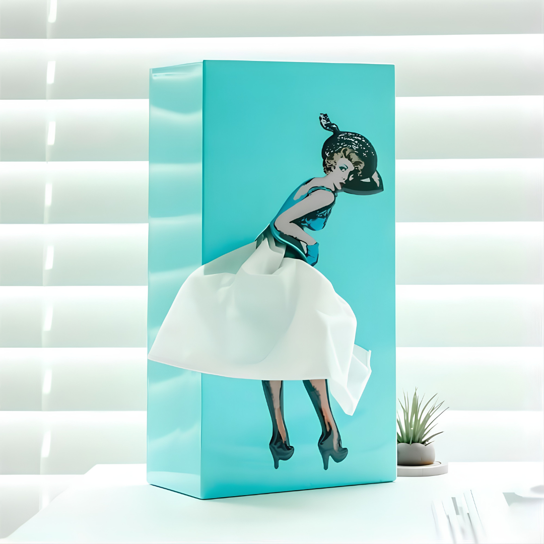 Näsduksboxöverdrag – Dansande figur