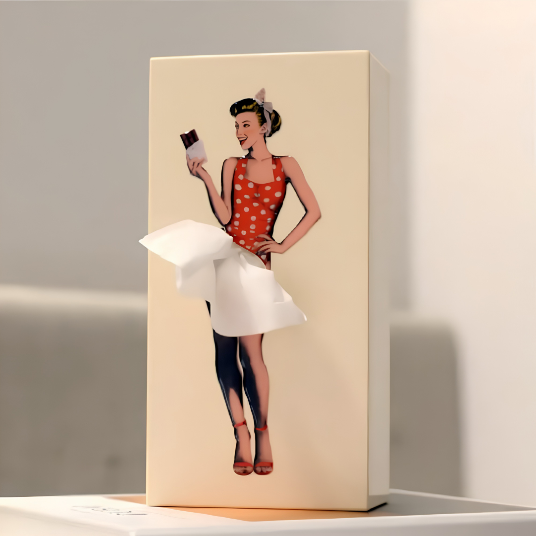 Näsduksboxöverdrag – Dansande figur