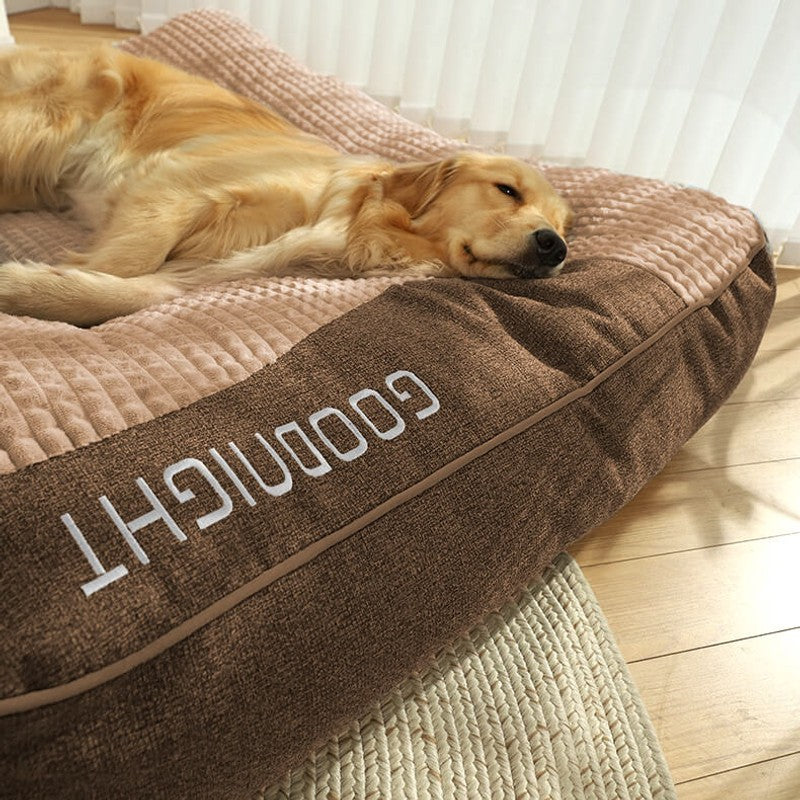 Fyrkantig hundsäng – Crystal Velvet
