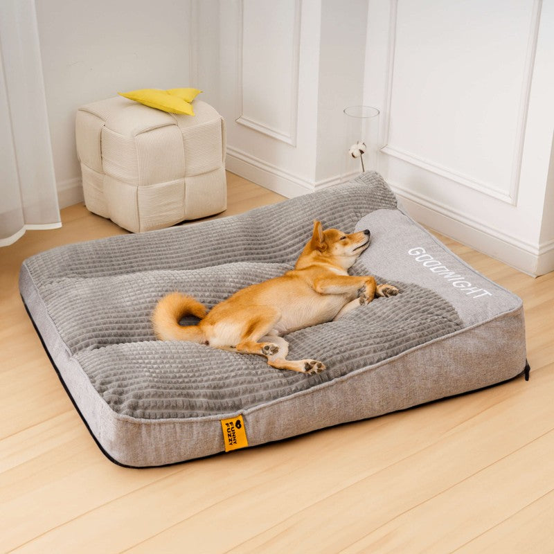 Vierkant hondenbed – Crystal Velvet