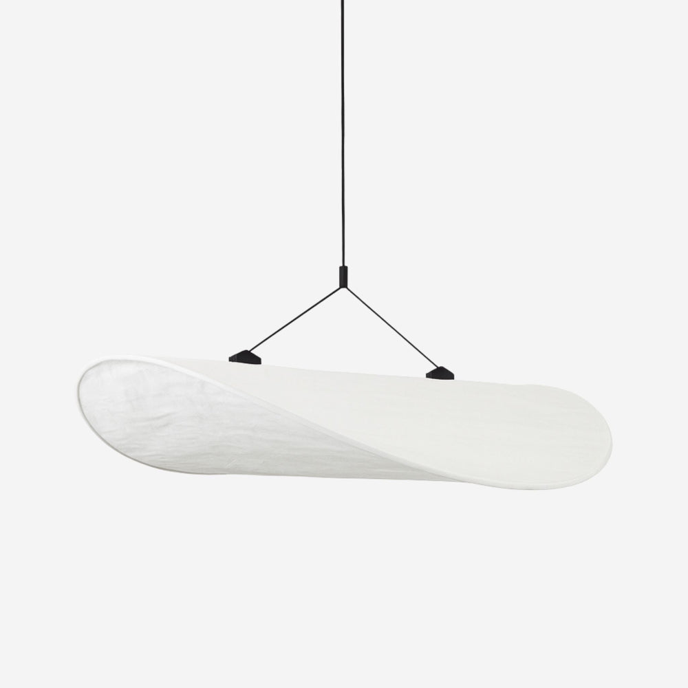 Pendellampa – Avlång böjd lampskärm
