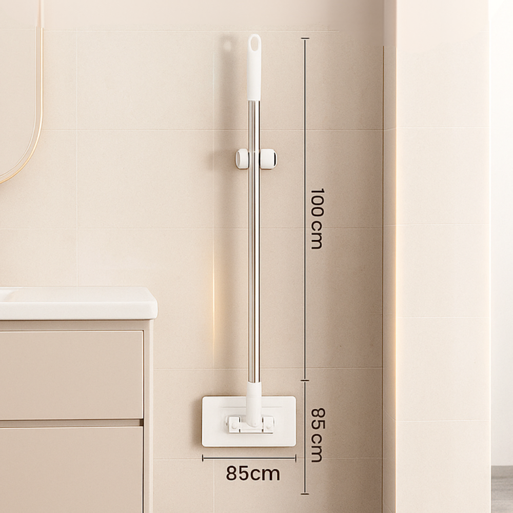 Platt golvmopp – Roterande mopphuvud