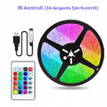 RGB-LED-ljusslinga – USB-driven med fjärrkontroll