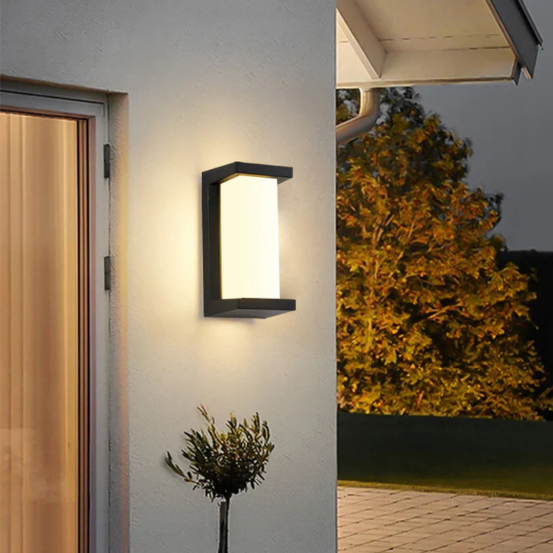 Rektangulär vägglampa – LED-utomhusbelysning