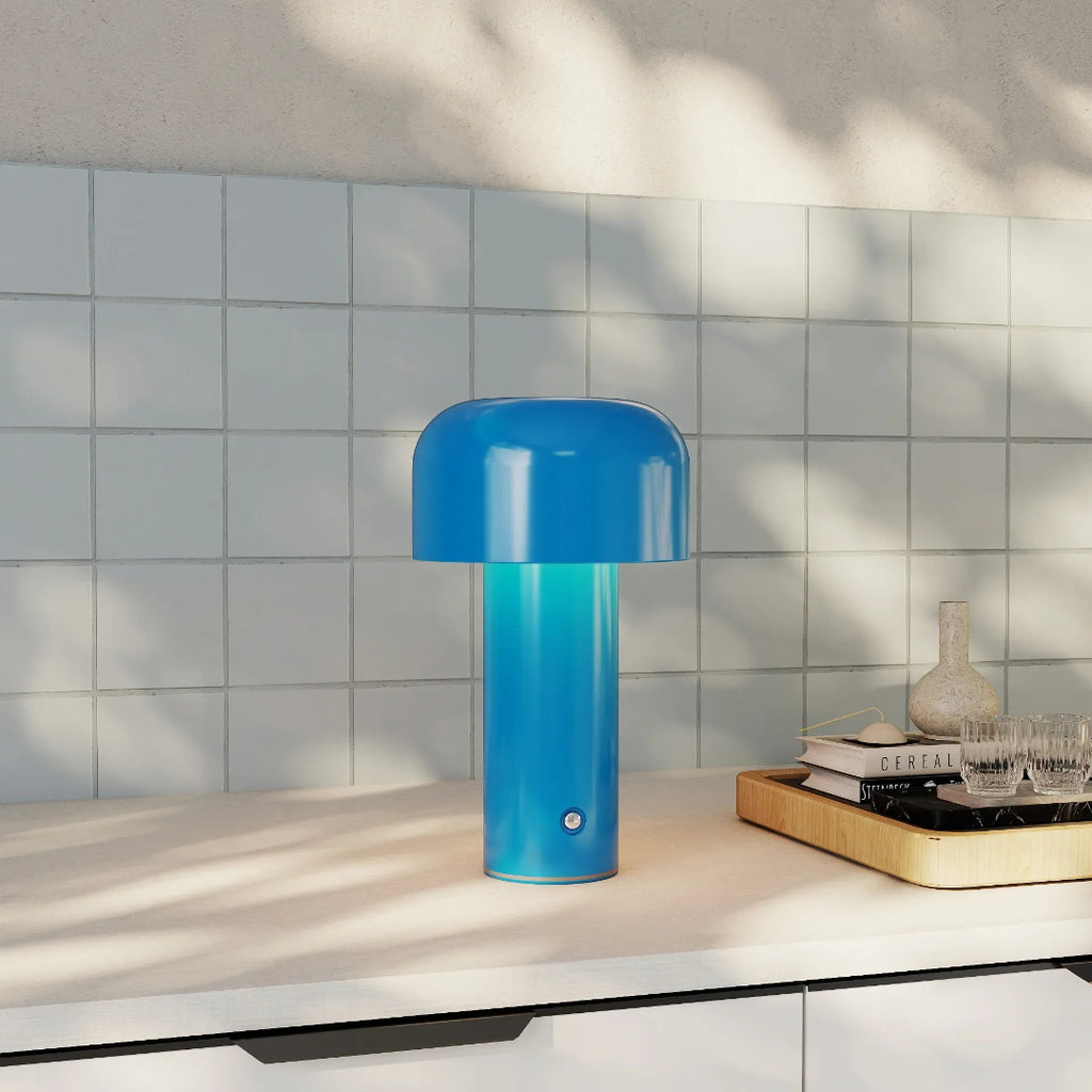 Sladdlös LED-bordslampa - Svampformad kupolskärm