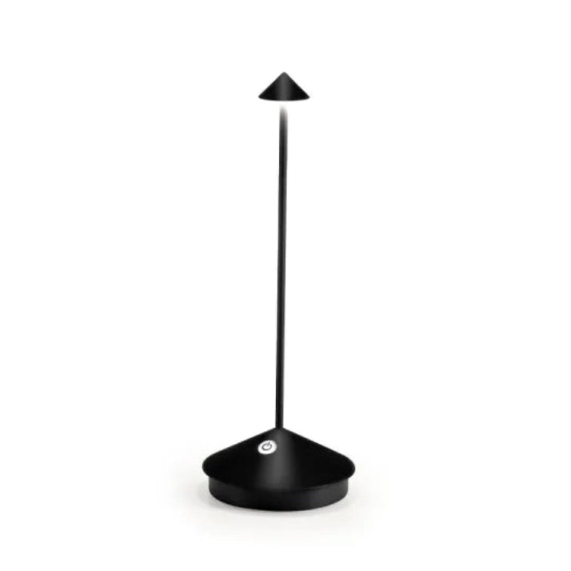 Sladdlös bordslampa – Konformad skärm med smal stam