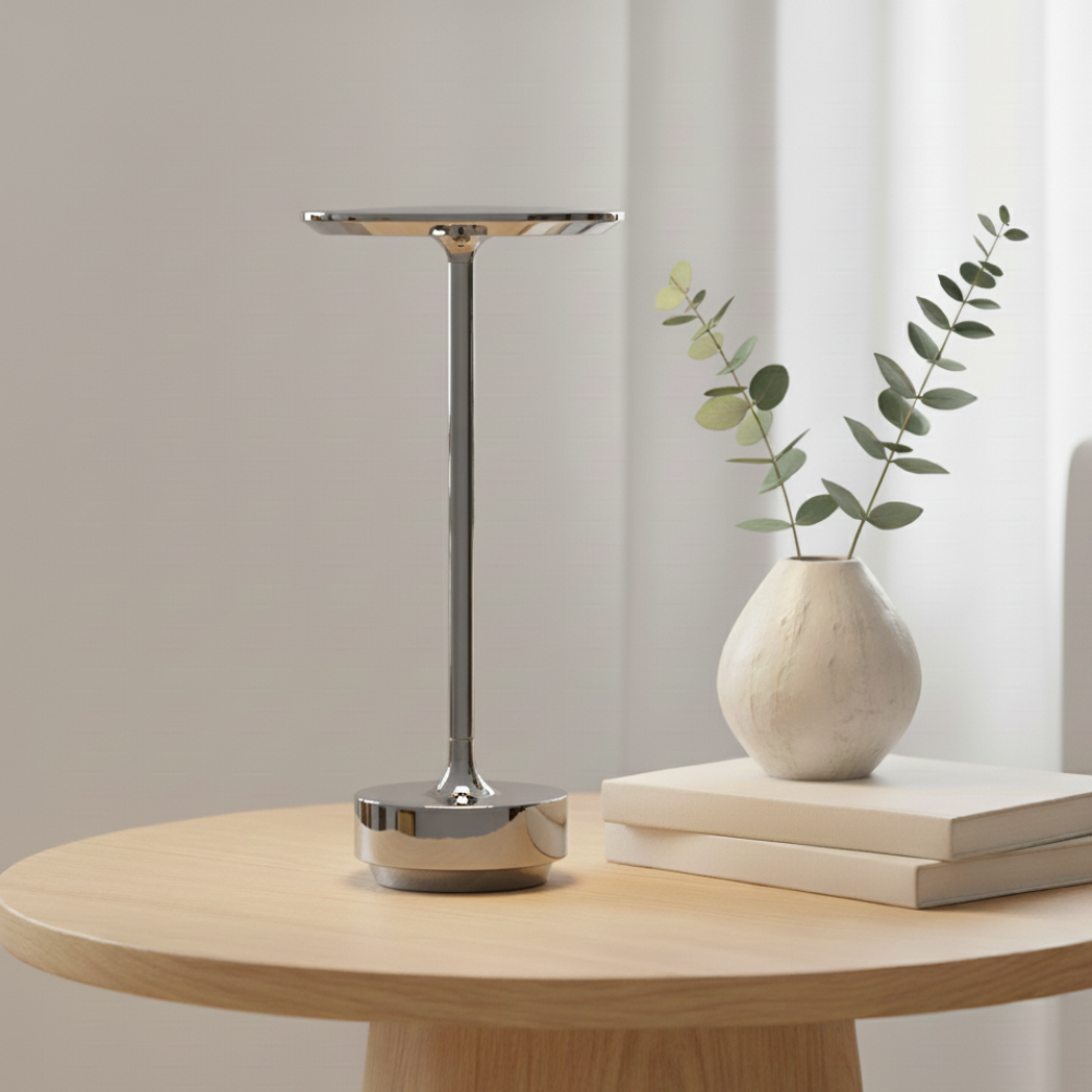 Sladdlös bordslampa – Smal profil