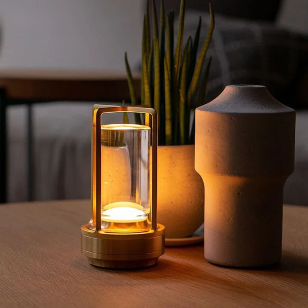 Sladdlös lykta – Bärbar bordslampa