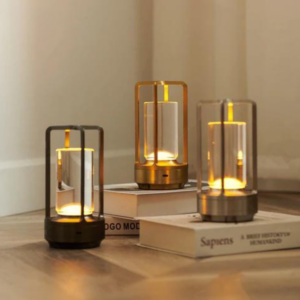 Sladdlös lykta – Bärbar bordslampa
