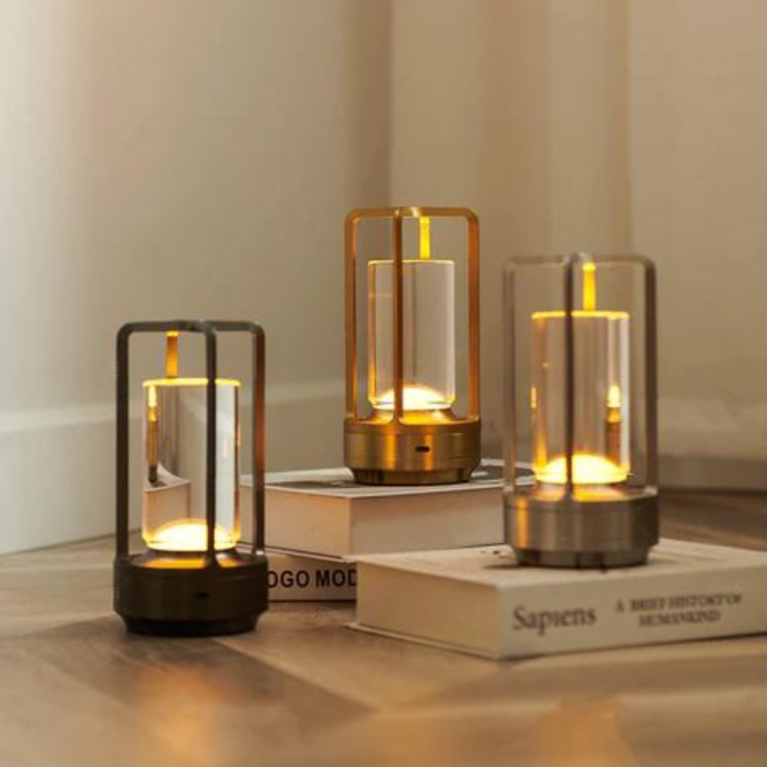 Sladdlös lykta – Bärbar bordslampa