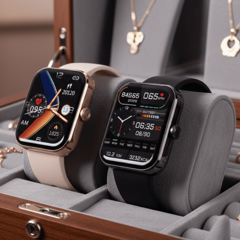 Smartklocka – Fyrkantig Display
