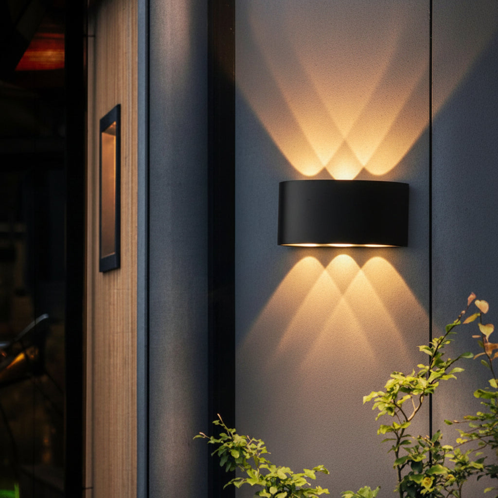 Vägglampa – Cylindrisk LED belysning Upp och Ned