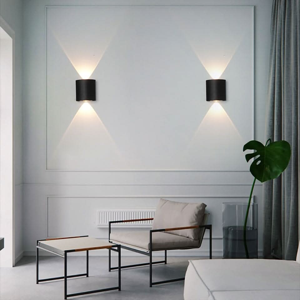 Vägglampa – Cylindrisk LED belysning Upp och Ned