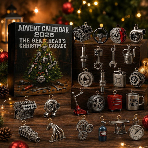 Adventkalender med bilmotiv - 24 överraskningar