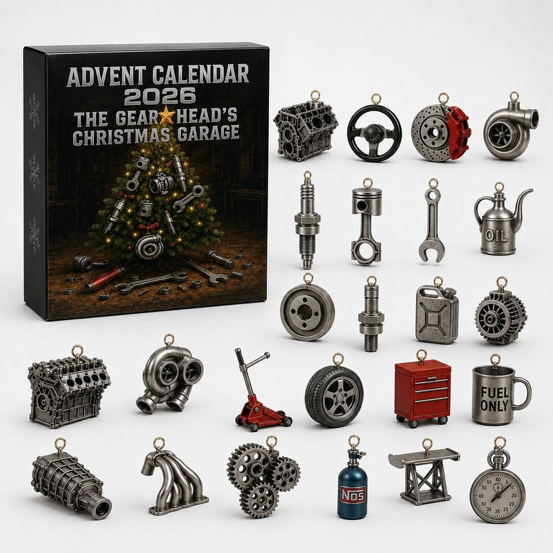 Adventkalender med bilmotiv - 24 överraskningar