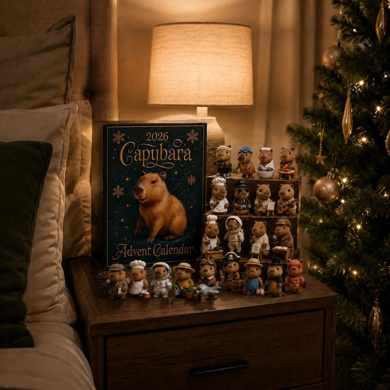 Adventskalender med Capybara-tema - 2026