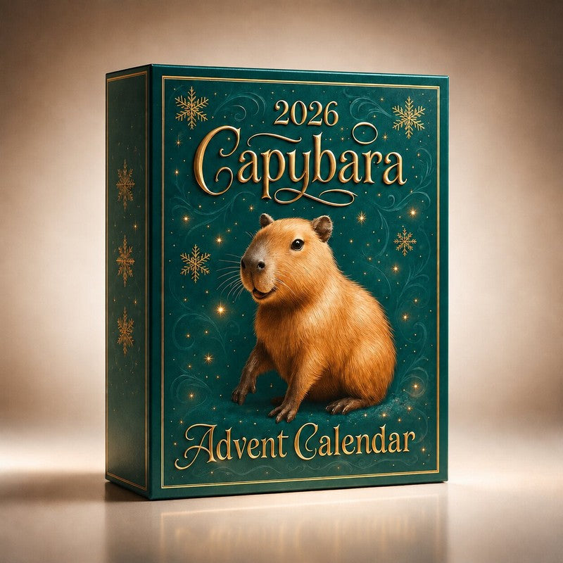 Adventskalender med Capybara-tema - 2026