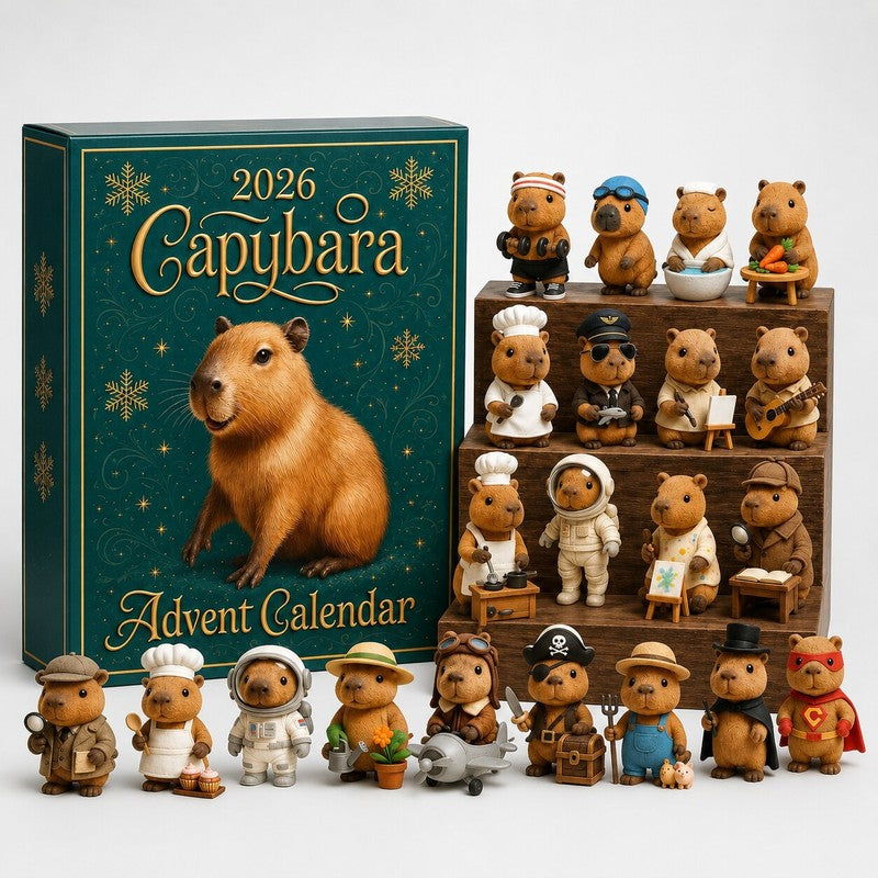 Adventskalender med Capybara-tema - 2026