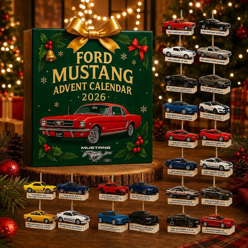 Adventskalender med Mustang-bilar - 24 överraskningar