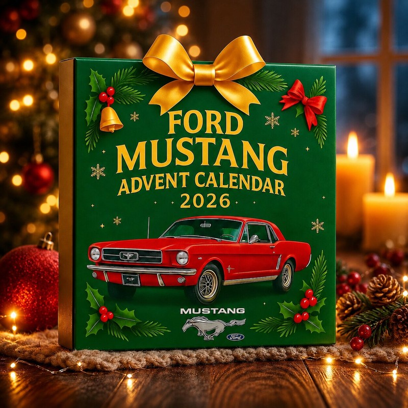 Adventskalender med Mustang-bilar - 24 överraskningar