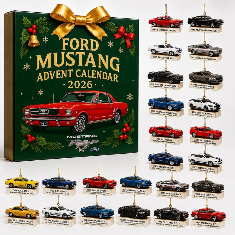 Adventskalender med Mustang-bilar - 24 överraskningar