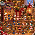 Adventskalender med samlarfigurer - 24 miniatyr taxar