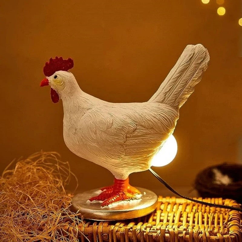 Bordlampa i hönsform - USB-drivet