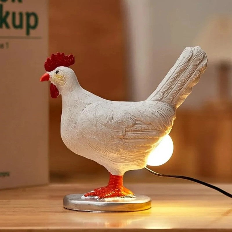 Bordlampa i hönsform - USB-drivet