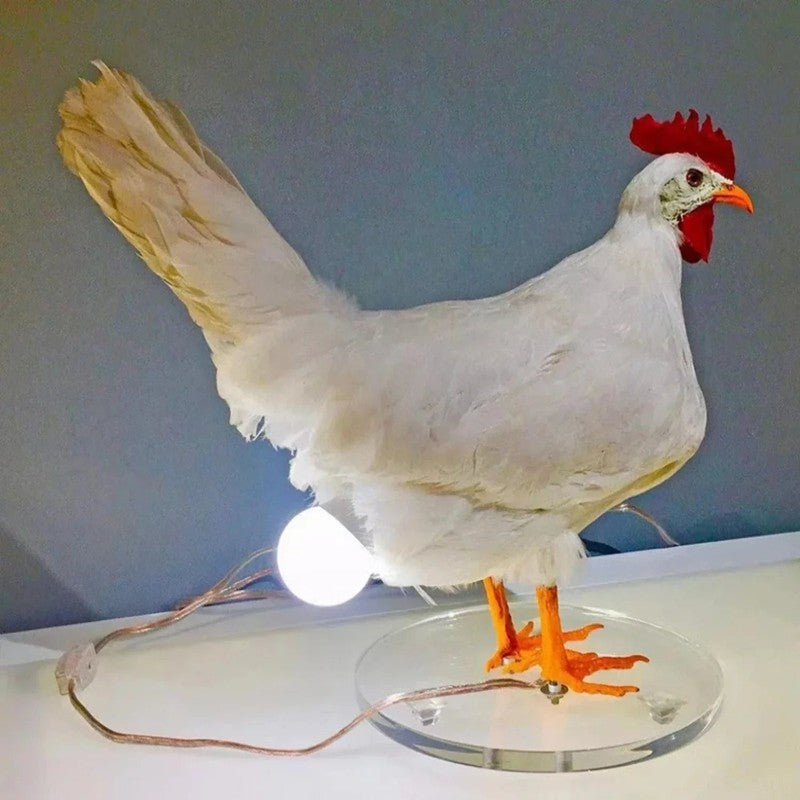 Bordlampa i hönsform - USB-drivet