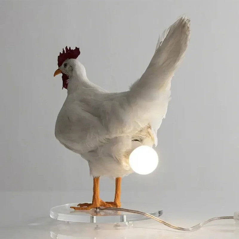 Bordlampa i hönsform - USB-drivet