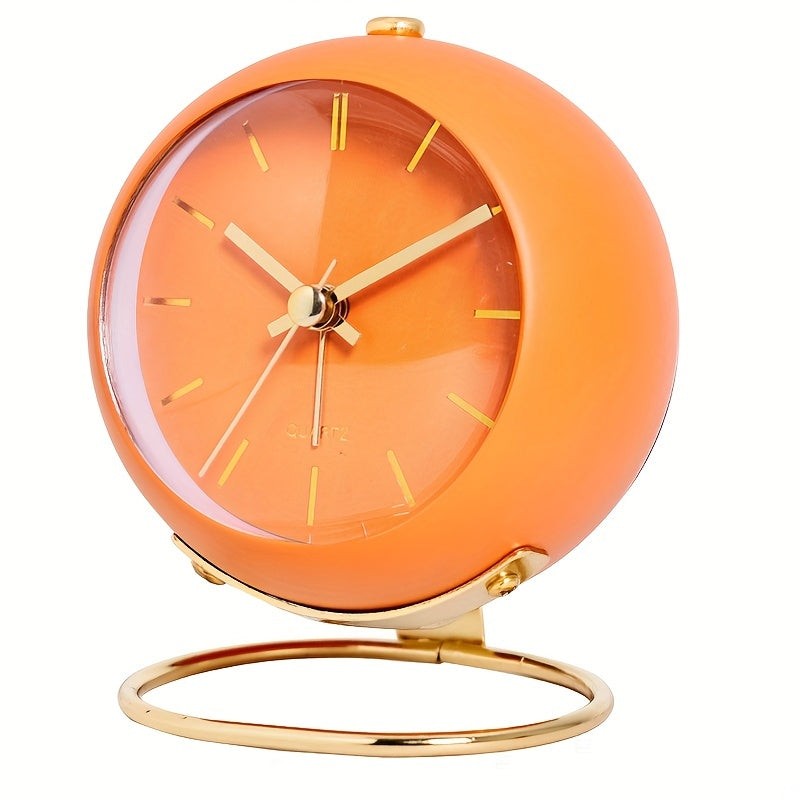Bordsklocka Rund med Alarm - Skandinavisk Minimalistisk Stil