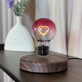 Bordslampa med magnetisk levitation - Hjärtdesign och regnbågsdesign