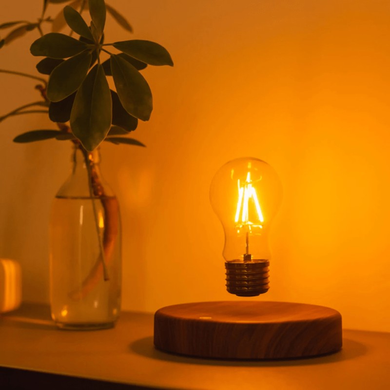 Bordslampa med magnetisk levitation - LED-ljuskälla